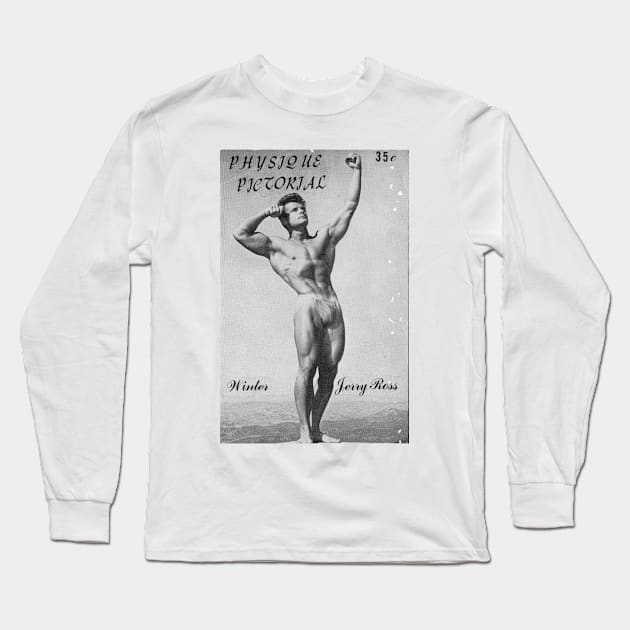 PHYSIQUE PICTORIAL - Vintage Physique Muscle Male Model Magazine Cover Long Sleeve T-Shirt by SNAustralia